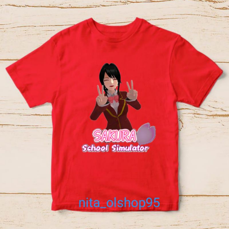 baju anak school simulator kaos anaksakura school simulator karakter terlaris