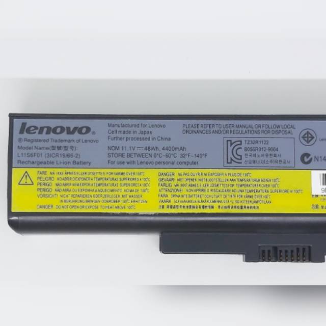 LENOVO Original Baterai Laptop G405 G410 G480 G485 G500 G505 G510 G580 G585 G700 G710 M490 M495