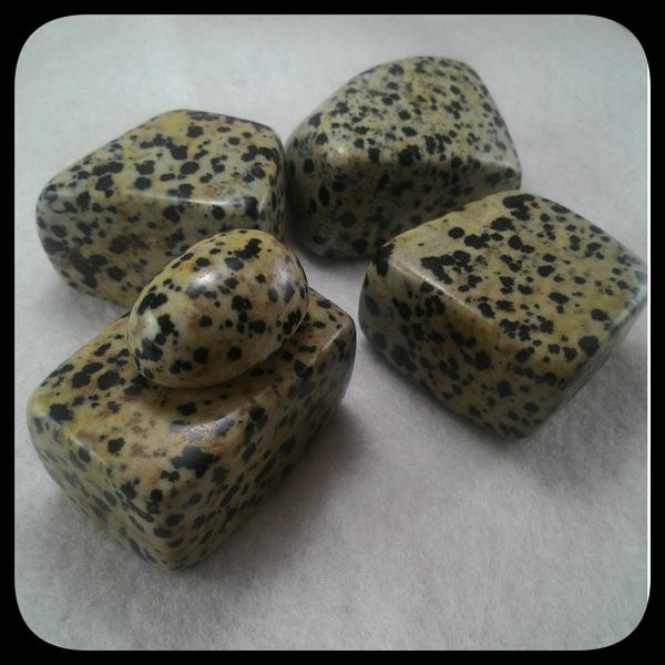 BATU NATURAL JASPER DALMATION MEKSIKO