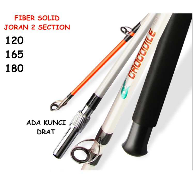 JORAN SPINNING FIBER SAMBUNG DUA DRAT PENGUNCI SAMBUNGAN KUAT 120 165 180 MAX DRAG 6KG