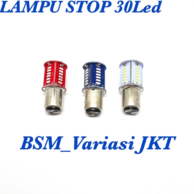 LAMPU STOP REM 30 MATA LED KEDIP-KEDIP DAN JALAN 2 MODE FLASH RUNNING 12 VOLT STOPLAMP 30LED RUNNING UNIVERSAL