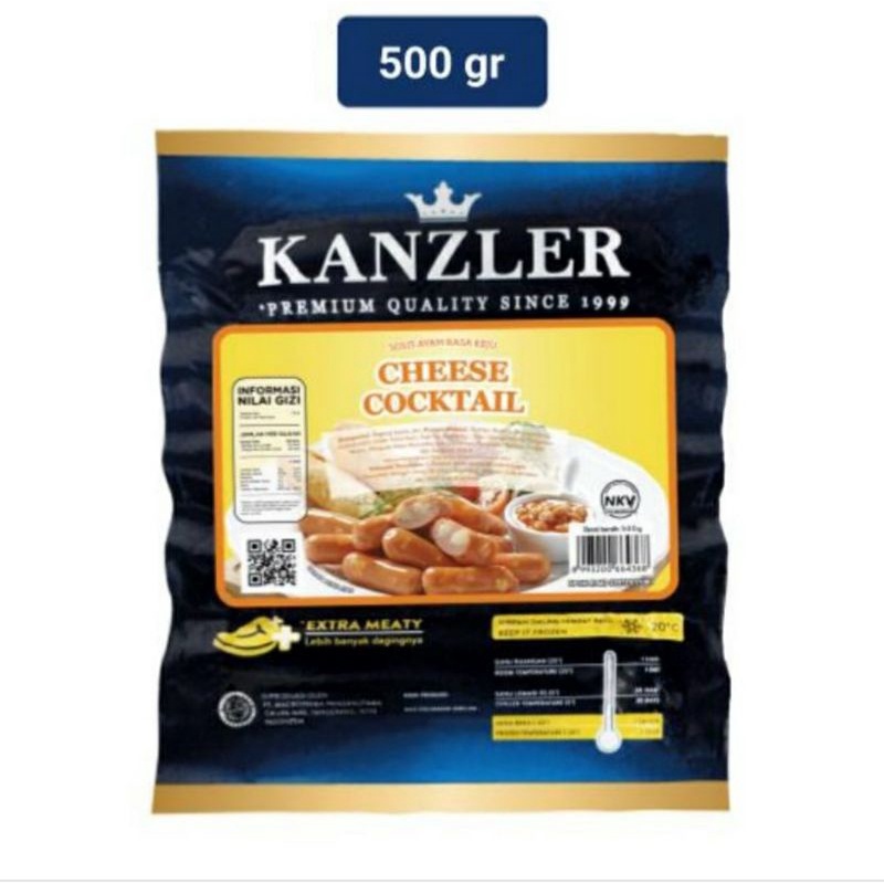 Kanzler Sosis Cheese Cocktail 500 gr