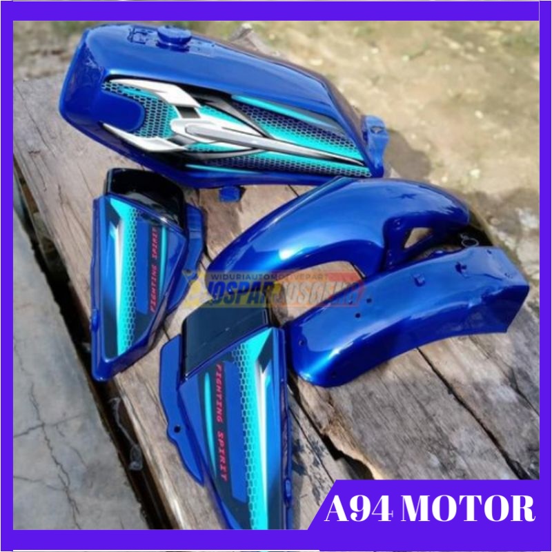 (COD) BODYSET RX KING NEW BIRU 2007 BODY RX KING SET BIRU 2007 TANGKI RX KING BIRU BOX AKI RX KING B