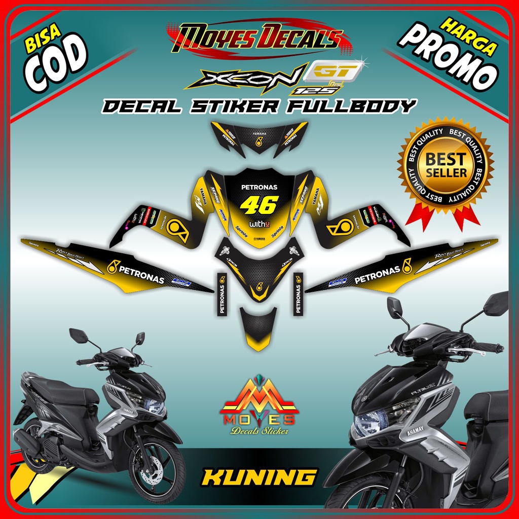 Decal stiker yamaha xeon gt 125 decal stiker motor xeon gt 125 stiker motor yamaha xeon gt 125 full 