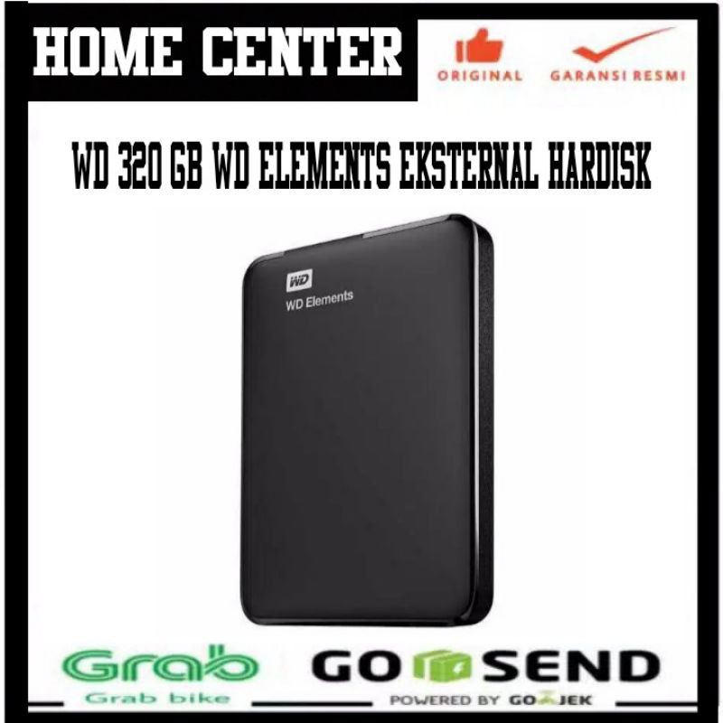 WD 320GB - WD ELEMENTS EKSTERNAL HARDISK 320GB HARDISK EKSTERNAL 320GB