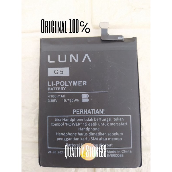 Baterai Luna G5 Luna X Pro Original