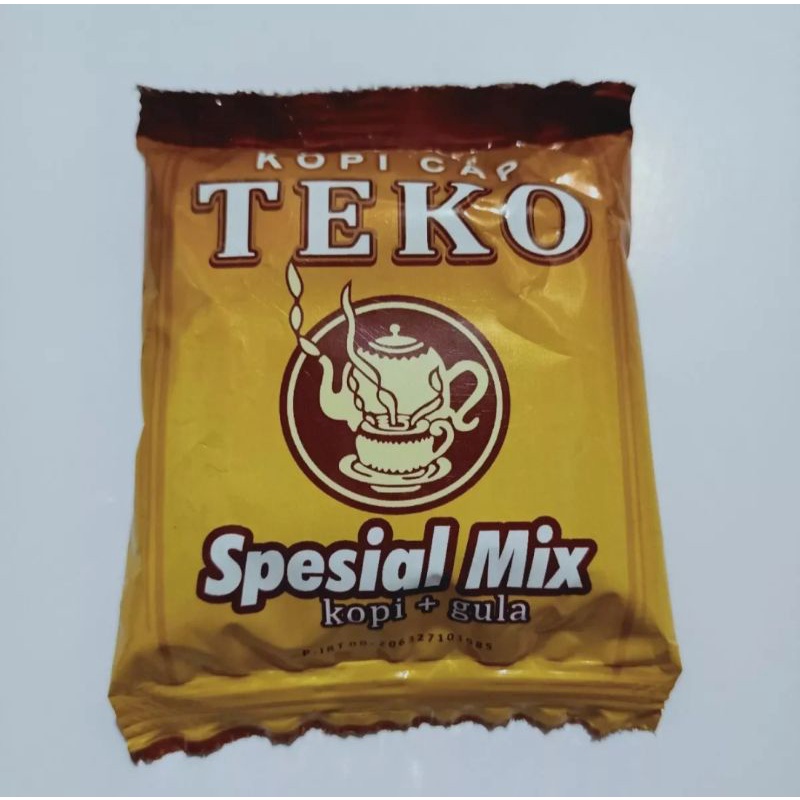 

Kopi Teko + Gula 1 pack = 20 sachet @25gr