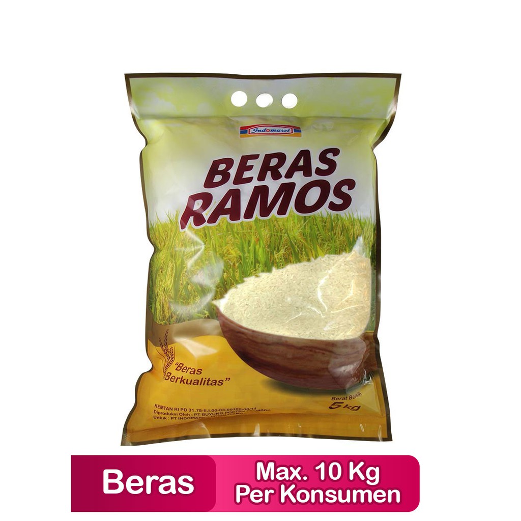 Indomaret Beras Ramos Super 5kg Indonesia