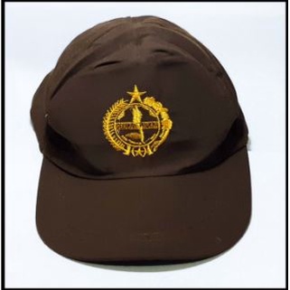 Topi Gerakan Pramuka SD - Topi Pramuka Coklat  SD logo - Topi Pramuka