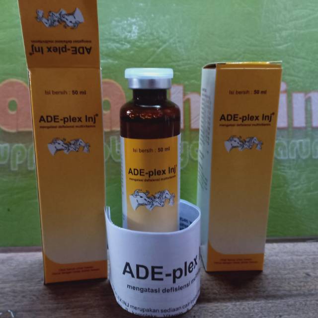 ade plex inj 50ml obat ayam burung nafsu makan lesu vitamin a b c d e k vitamin b komplek