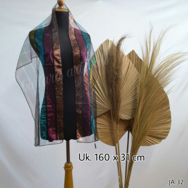 syal wanita syal motif garis scarf leher scarf murah motif cantik syal murah