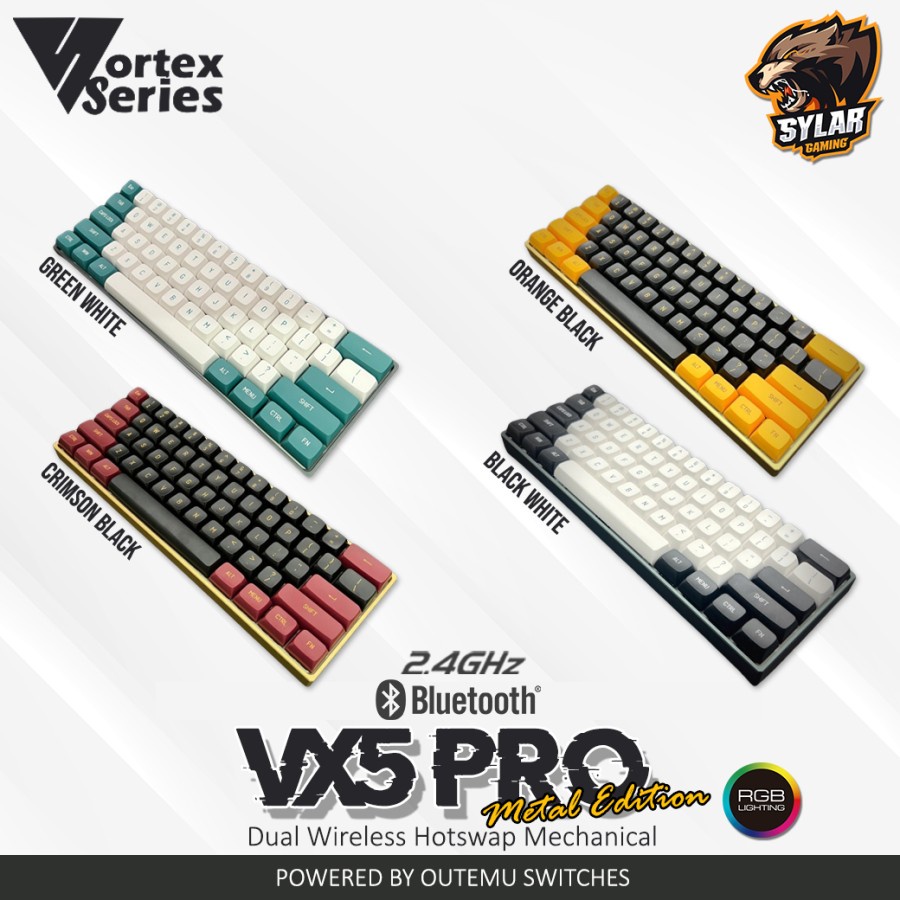 VortexSeries VX5 Pro Metal Edition Hotswap Mechanical Gaming Keyboard