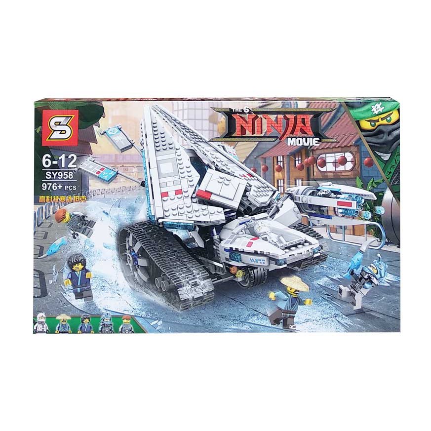 BLOCKS NINJA MOVIE 976PCS - SY958 MAINAN ANAK BALOK BRICK LEGO COMPATIBLE