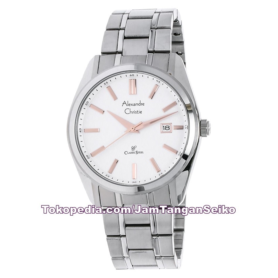 Jam Tangan Pria Alexandre Christie AC 8514 MD BSSSLRG Original
