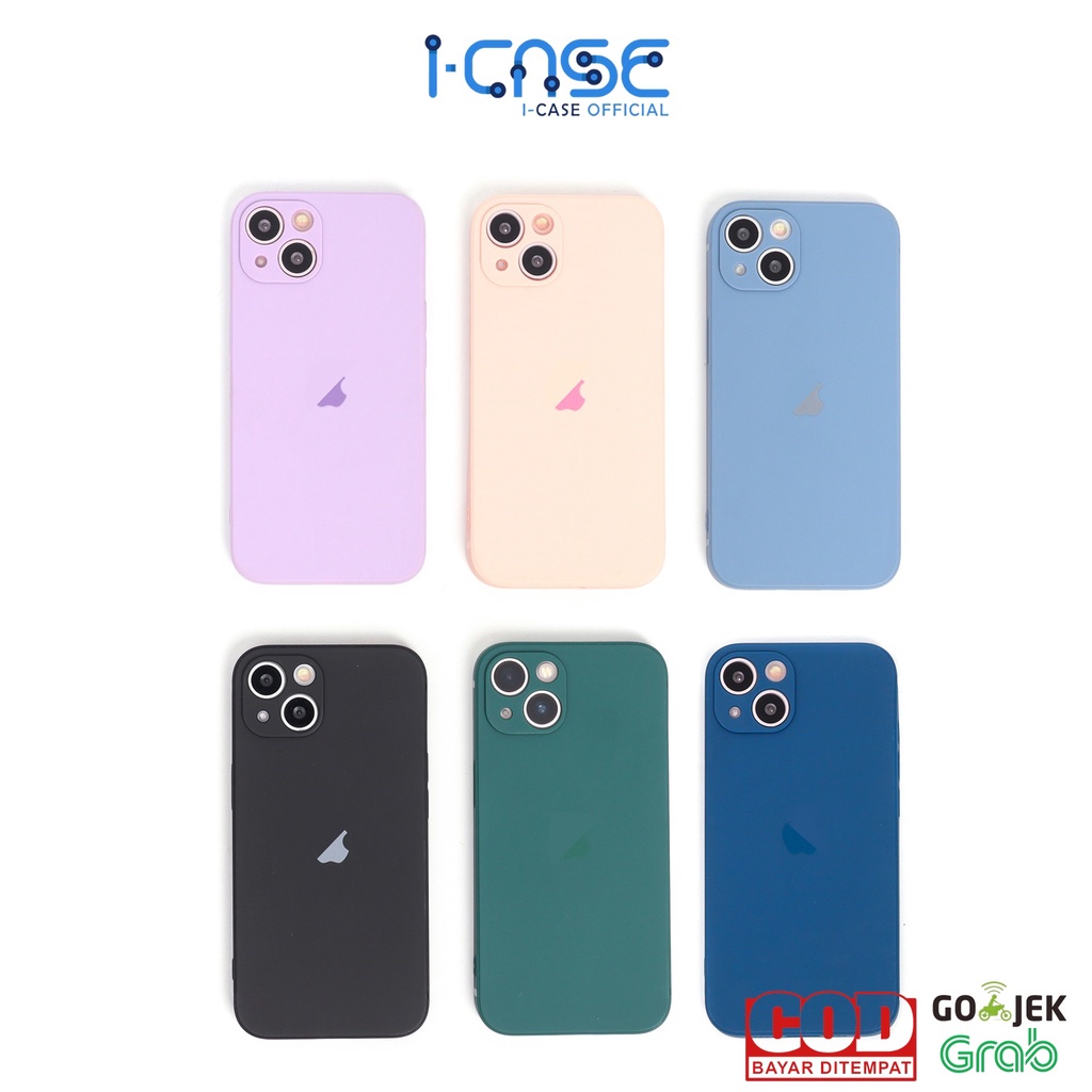 Softcase Square Edge Matte Lens Cover for iPhone 13 MINI PRO MAX