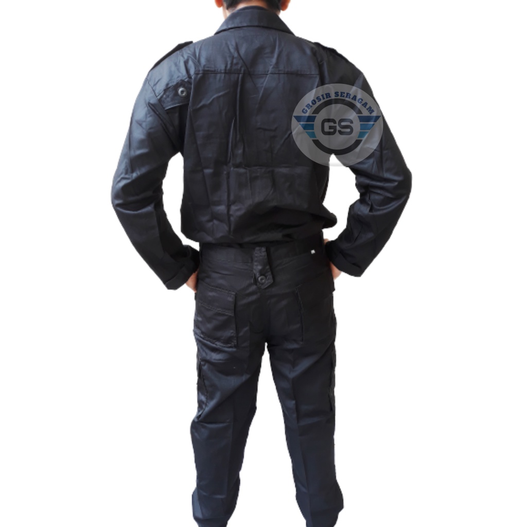 Seragam PDL Hitam Brimob Seragam PDL SATPAM
