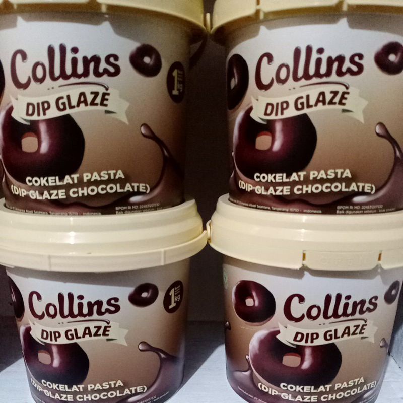 

Collins dip glaze rasa coklat 1 kg