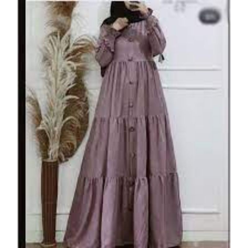 Gamis rempel nadia dresa fashion muslim remaja