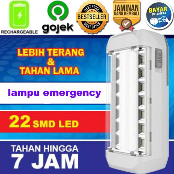 Lampu Emergency Rechargeable Automatic ( Lampu Darurat Kebakaran )