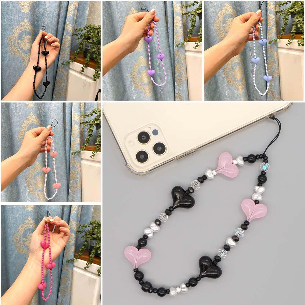 Tali Lanyard Handphone Handmade Motif Kartun Bahan Akrilik