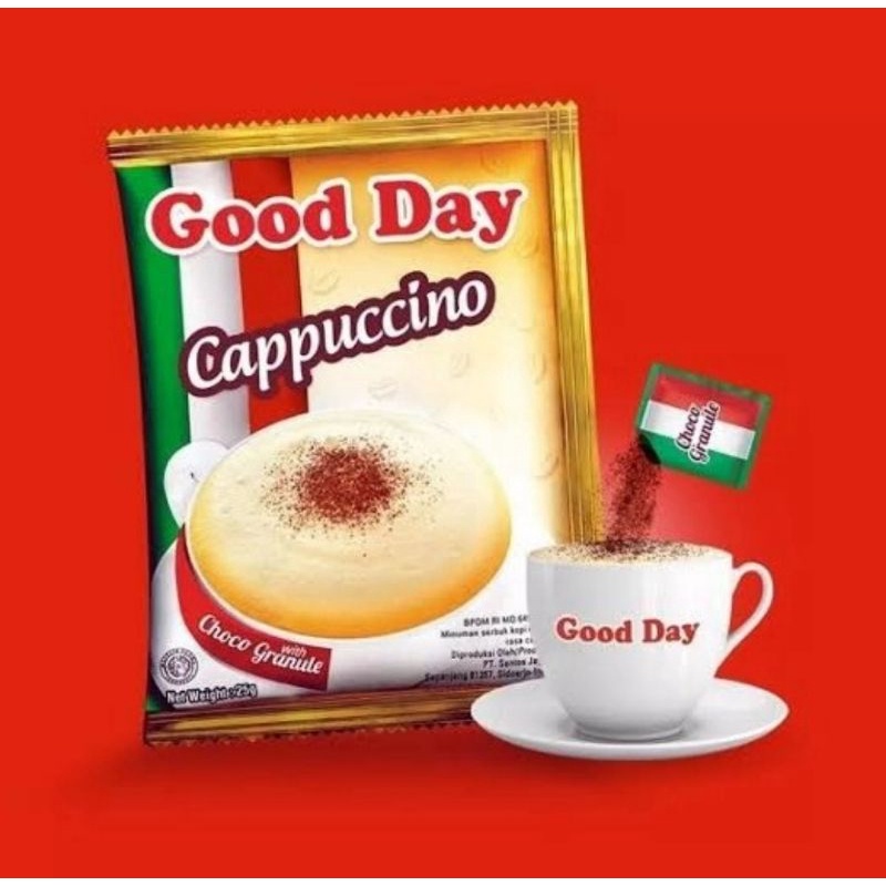 

Good Day Cappuccino 10 sachet 》Kopi Good Day