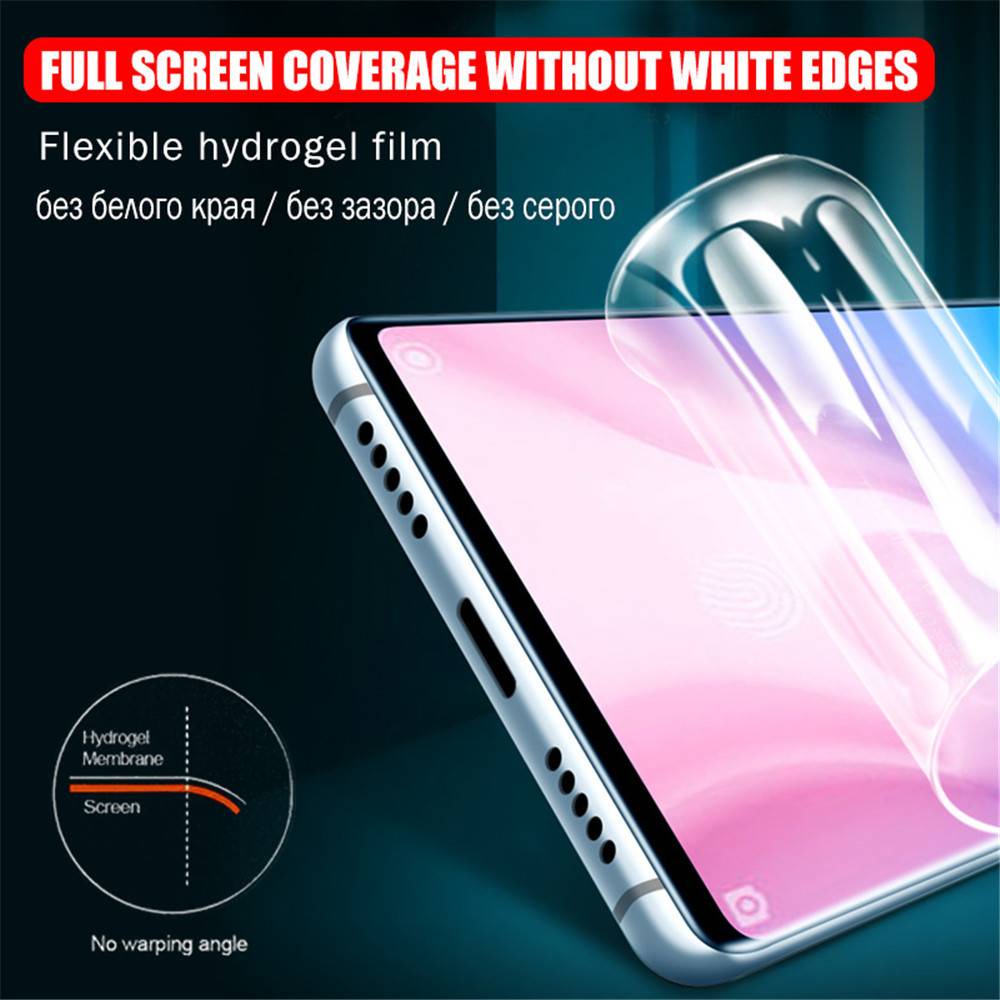 2PCS Film For VIVO iqoo 7 / iqoo u3 / iqoo u3x / iqoo neo5 / x50 pro+ / x60 pro+ / y53s / y70t / S1 / S10 Pro Hydrogel Film Screen Protector Hydrogel Protective screen film