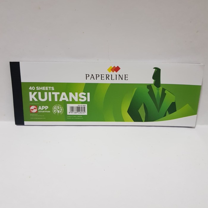 Buku Kwitansi Sedang Paperline / Kwitansi 40 Sheets Paperline