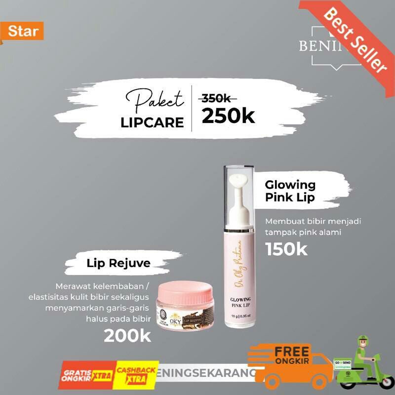 Lip Care Bening Skincare Paket Promo by Bening Clinic dr Oky Pratama