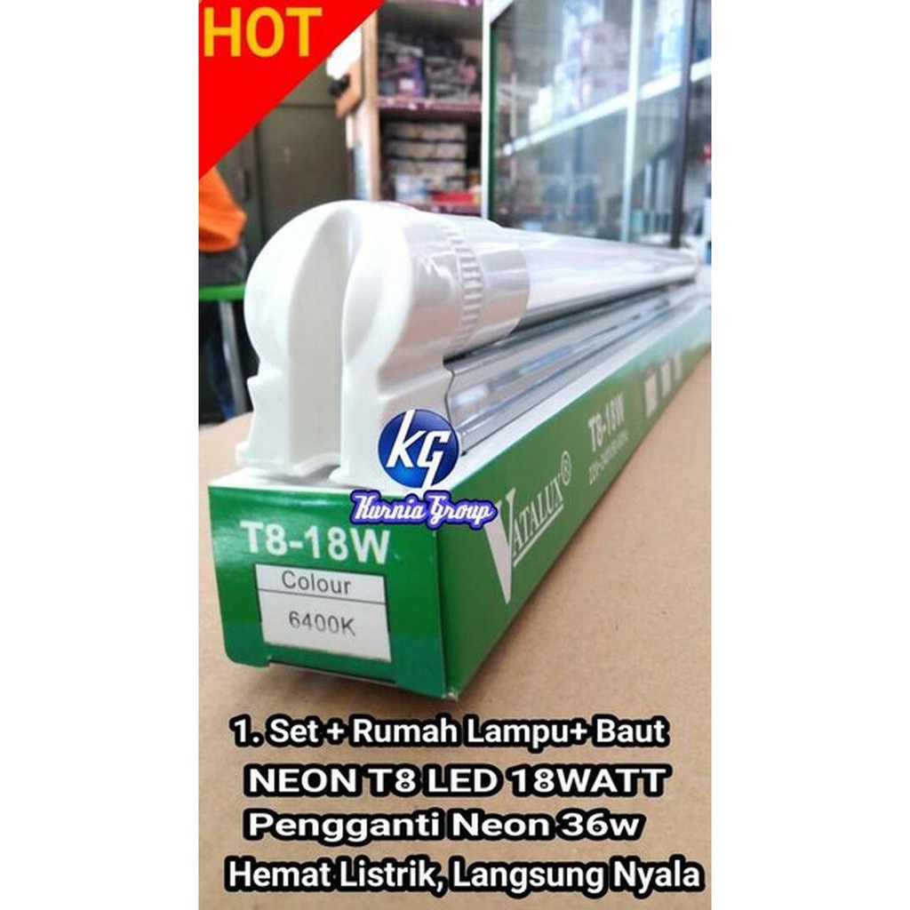 Unik LAMPU TL LED 18W PUTIH / SET LAMPU NEON TUBE LED 18 WATT tools Berkualitas