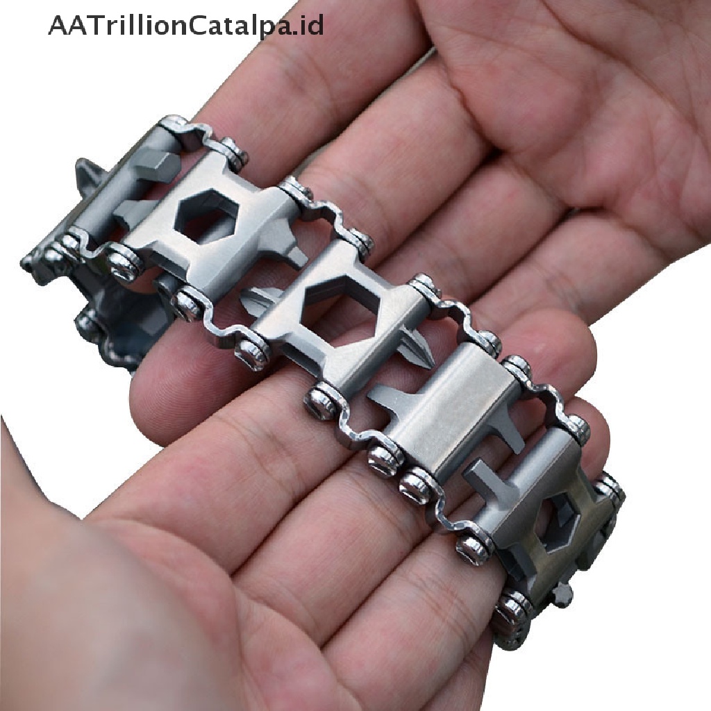 Tread Gelang Tangan Multifungsi Bahan Stainless Steel Untuk Alat Pertukangan