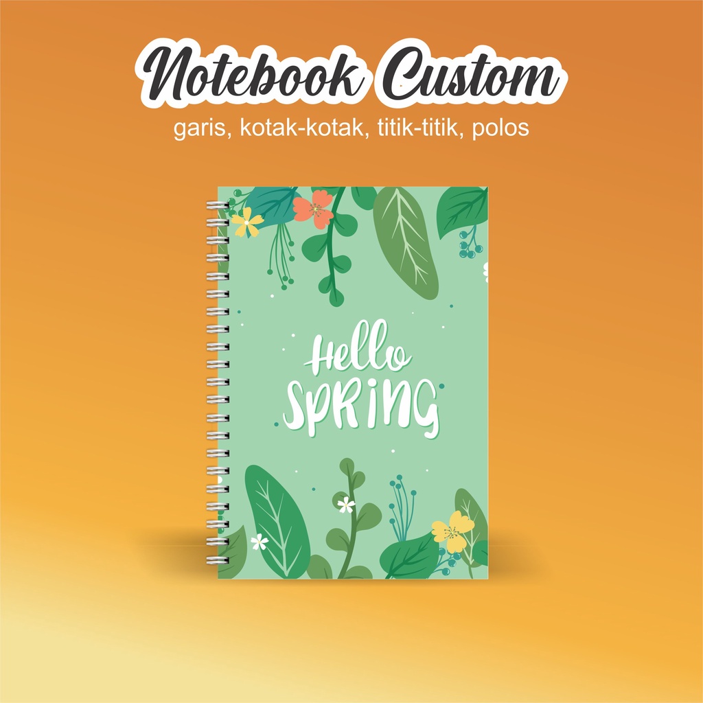 

NOTEBOOK A5 CATATAN/JURNAL BOOKPAPER GRID/KOTAK2#DOTTED/TITIK2#BLANK/POLOS