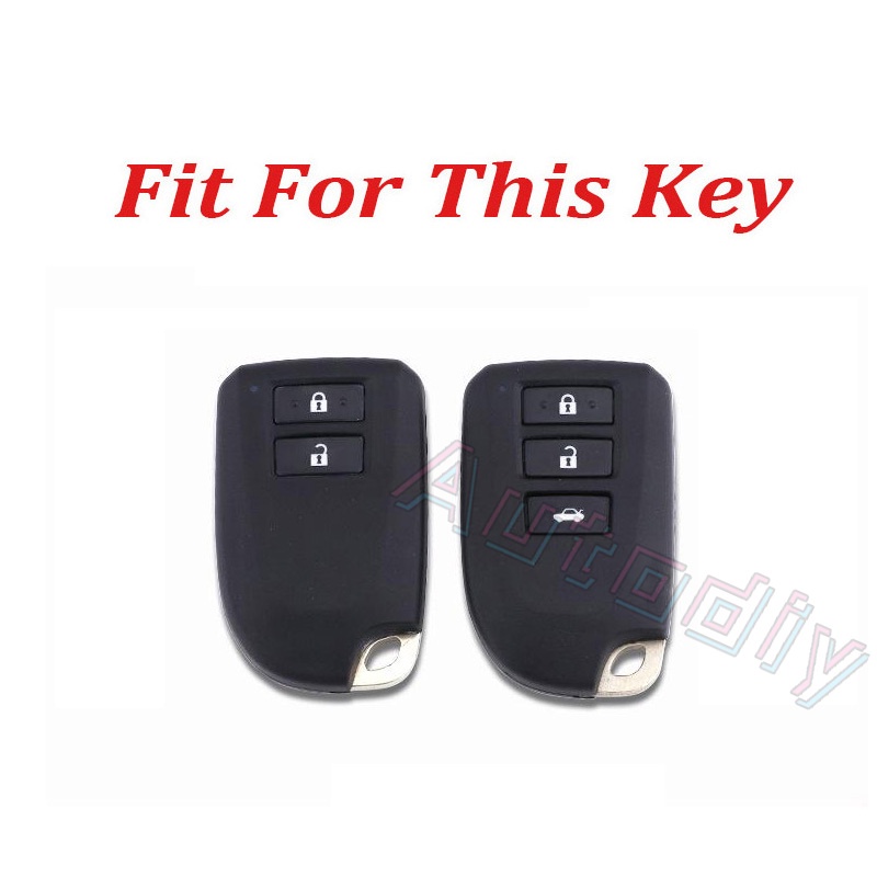 Ready Stock Cover Case Kunci Toyota Vios Toyota Yaris Casing Sarung Kunci Kereta Keyless New Design Toyota Vios 2022 Yaris Key Case