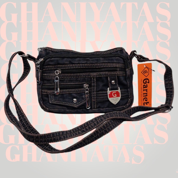 tas wanita selempang panjang mini garnet original levis