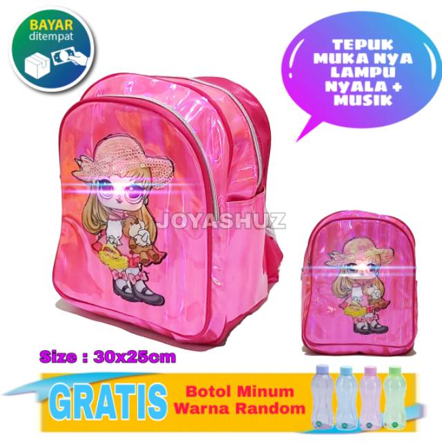 Tas Ransel Anak Perempuan Karakter / Tas Sekolah Anak SD / Tas Sekolah Anak TK - Joyashuz