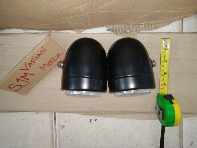 Lampu depan variasi +bohlam h4 n piting