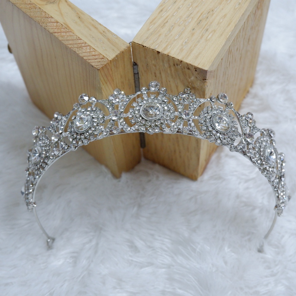 Mahkota/Tiara Swarovski Octagon 01 Silver