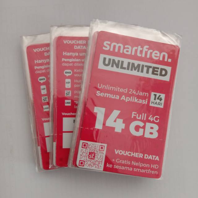 New Voucher Data Smartfren UNLIMITED 14GB FULL 4G