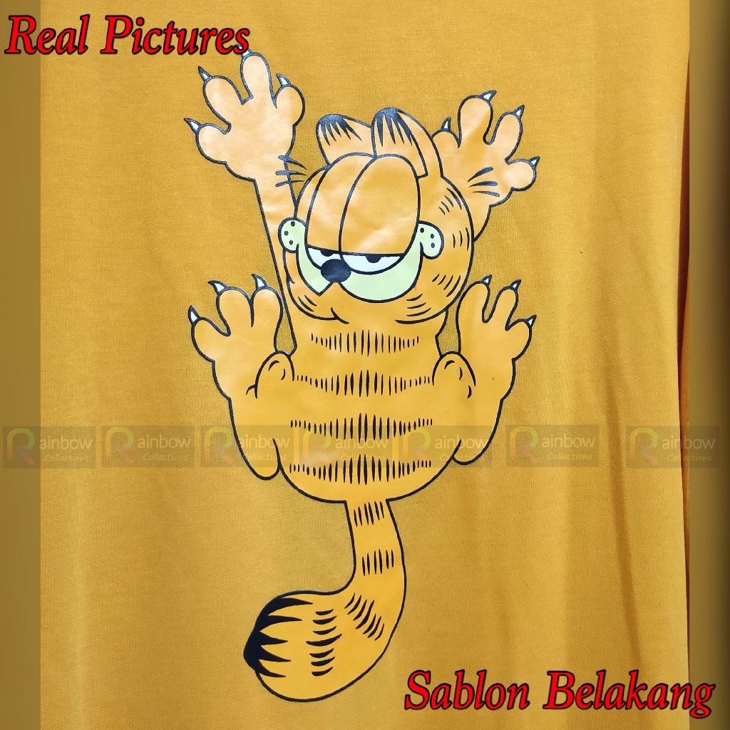 LONG DRESS JUMBO wanita STAY REAL - GARFIELD / konveksi murah tanah abang