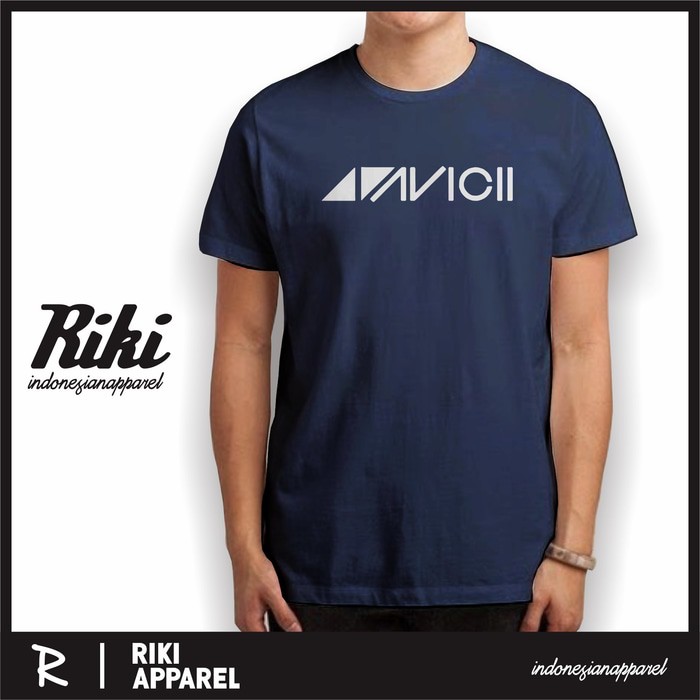 PROMO BAJU KAOS MUSIK EDM KEREN DJ AVICII ORIGINAL GILDAN -MAKASSAR SHOP