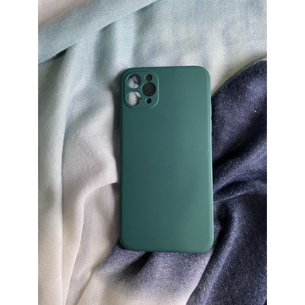 IPHONE 11 PRO MAX CASE | GREEN | SQUARE EDGE CASE