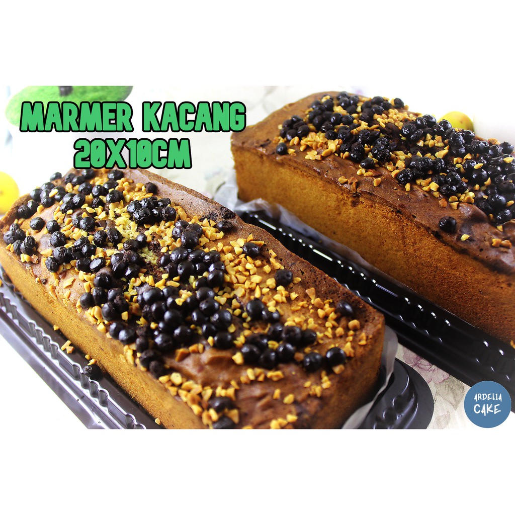 

Marmer Kacang 20x10cm | Kue Marmer PREMIUM | Kue Harum dan Lembut