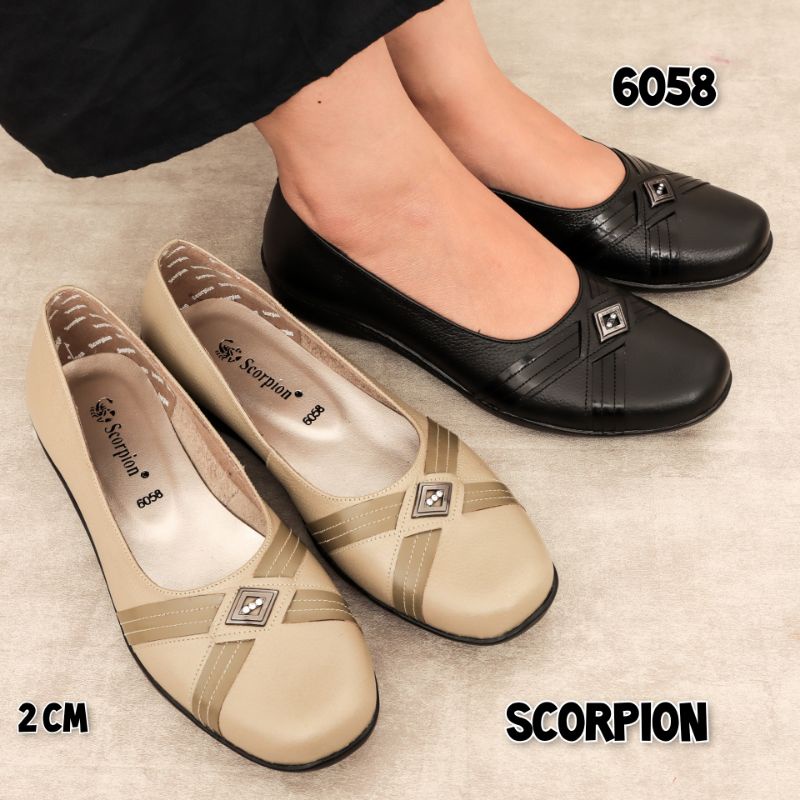 Scorpion Sepatu Kerja Wanita  6058(special price diskon 5%-10%min order 6pc)