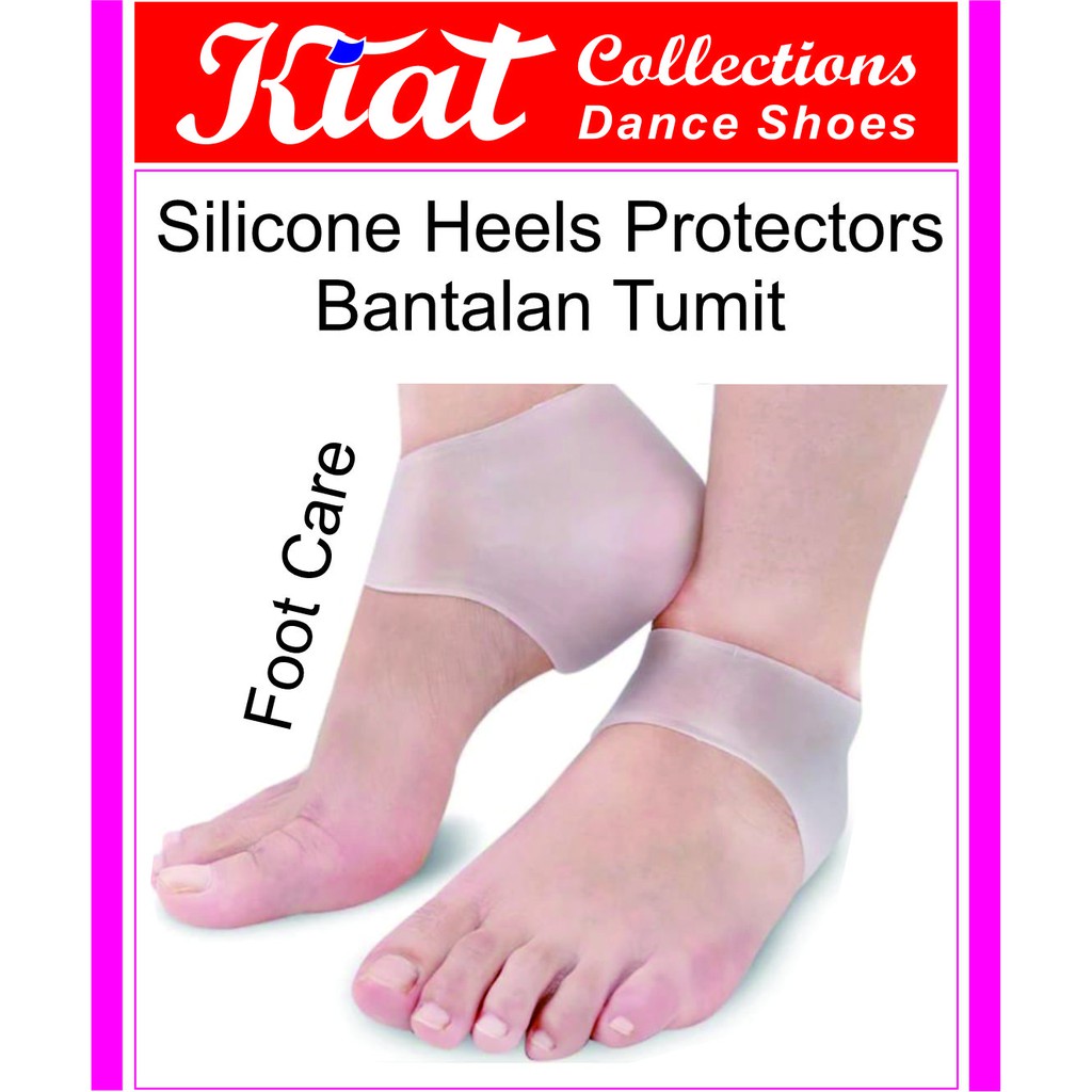 SILICONE HEELS PROTECTORS BANTALAN TUMIT SEPATU WANITA  (1Psg) LINE DANCE TARI MENARI DANSA JOGING OR  LARI  SENAM  SHUFFLE DANCE