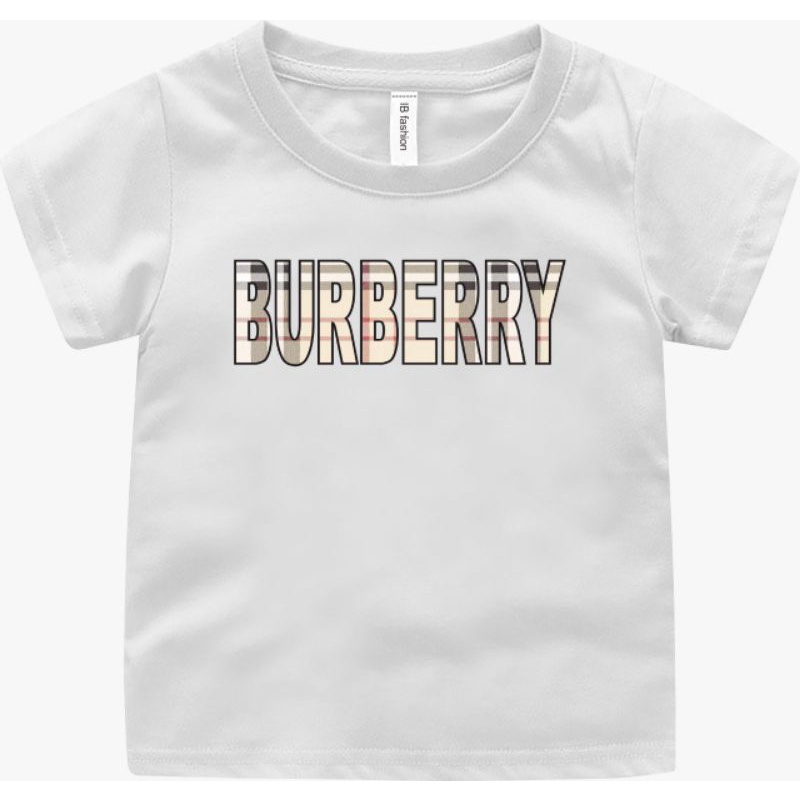 Baju Kaos Anak Burbersy 2 nd Kaos Anak Laki Laki &amp; Perempuan T shirt ank Anak Baju oblong Anak Terbaru