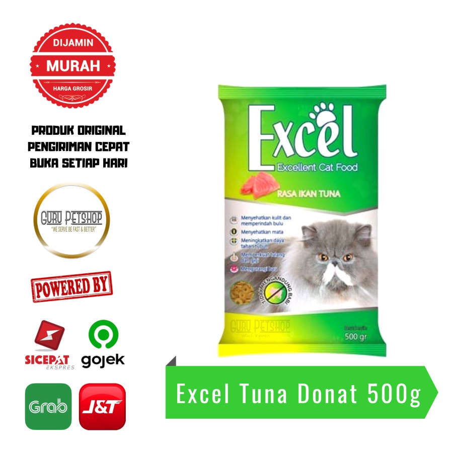 Makanan Kucing Excel Kitten Adult 500gr Freshpack Excel Cat Food