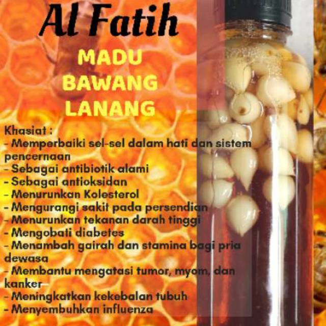 Madu Bawang Lanang Tunggal Al Fatih 150gr Menghindari Corona Indonesia