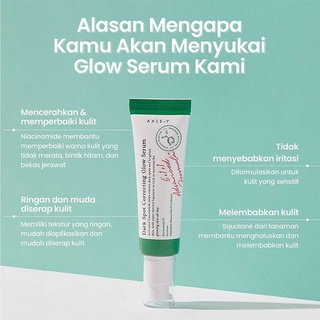 AXIS-Y Dark Spot Correcting Glow Serum 50ML/MUGWORT 100ML 100% ORI KOREA