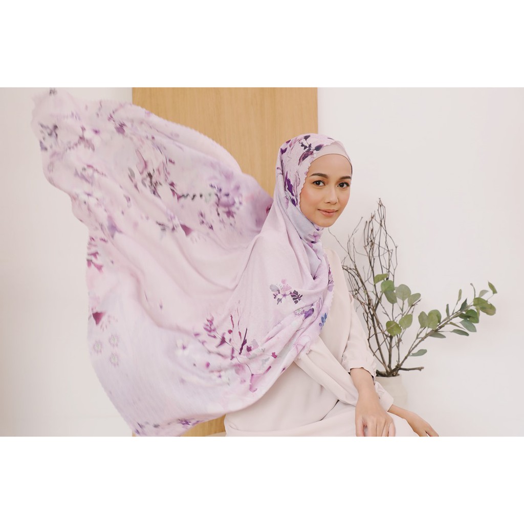 FAIZAH LILAC | THE NOVELLA SCARF (Superfine Voal Hijab Premium)