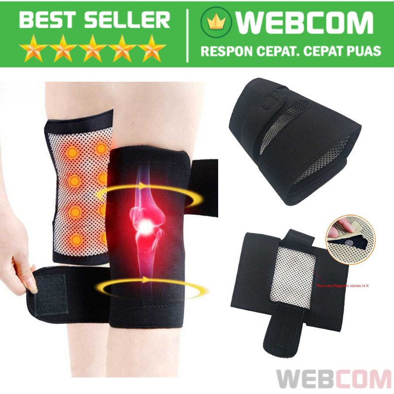 Alat Pelindung Lutut Dan Terapi Magnetik Sakit Lutut -  Deker Terapi Olahraga Magnetik Knee Pad