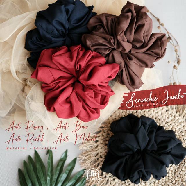 SCRUNCHIE SIZE BESAR / CEPOL HIJAB / IKAT RAMBUT HIJAB GROSIR